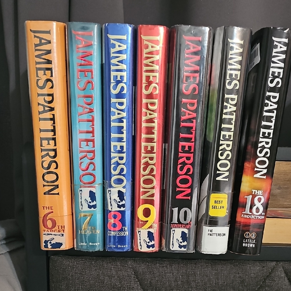 James Patterson Hardcover Book Set